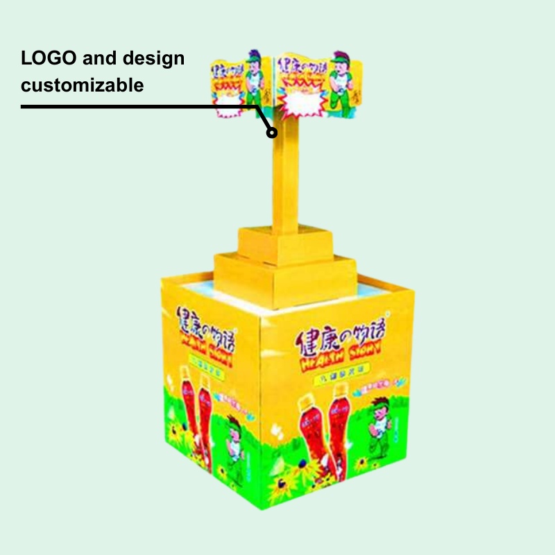 Custom Beverage Goods  Quarter Pallet Display Box-Holidaypac