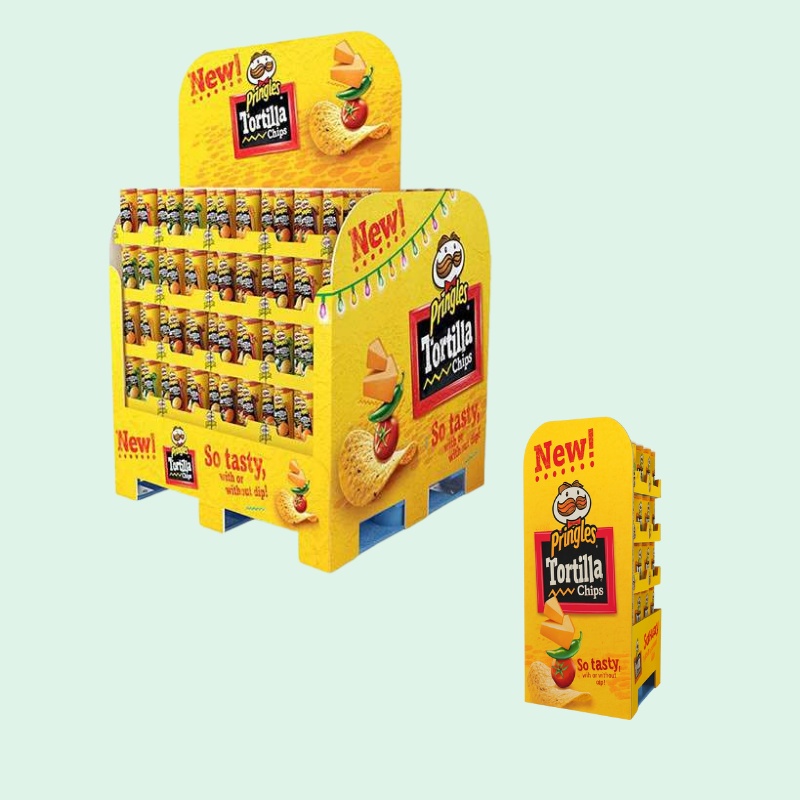 Pallet Display Supermarket Corrugated Cardboard Pallet Display Stand Walmart Carton PDQ Pallet Display Rack