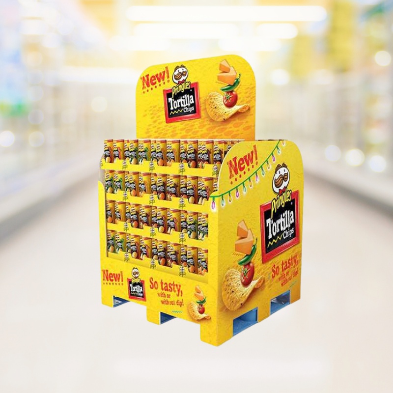 Pallet Display Supermarket Corrugated Cardboard Pallet Display Stand Walmart Carton PDQ Pallet Display Rack