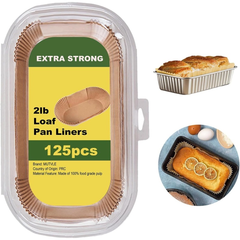 Wholesale Non-Stick Bread Loaf Pan 9x5 inch Parchment Liners for Baking - Holidaypac