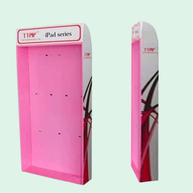 Custom Eco-friendly Hooks Display for iPad Accessories with Divider - Holidaypac