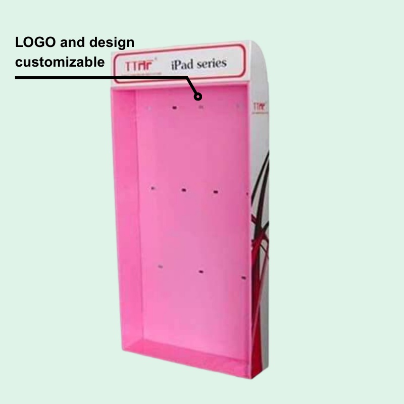 Custom Eco-friendly Hooks Display for iPad Accessories with Divider - Holidaypac