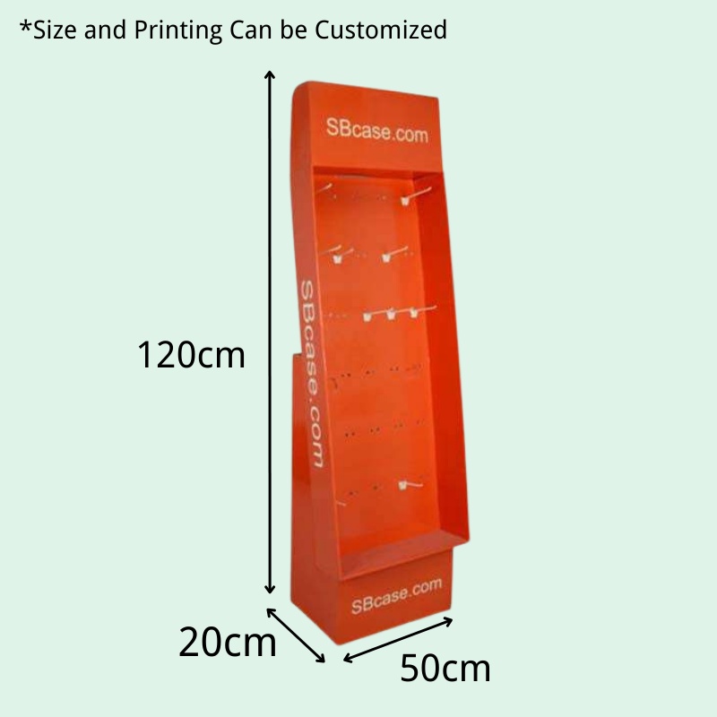 Custom  Merchandising Hooks Display for Electronic Accessories- Holidaypac