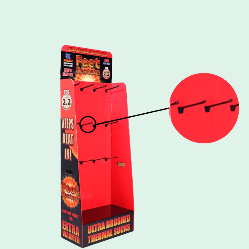 Factory Price Cell Phone Case Hook Display Rack Stand Retail Floor Metal Hanging Display Stand With Hooks - Holidaypac