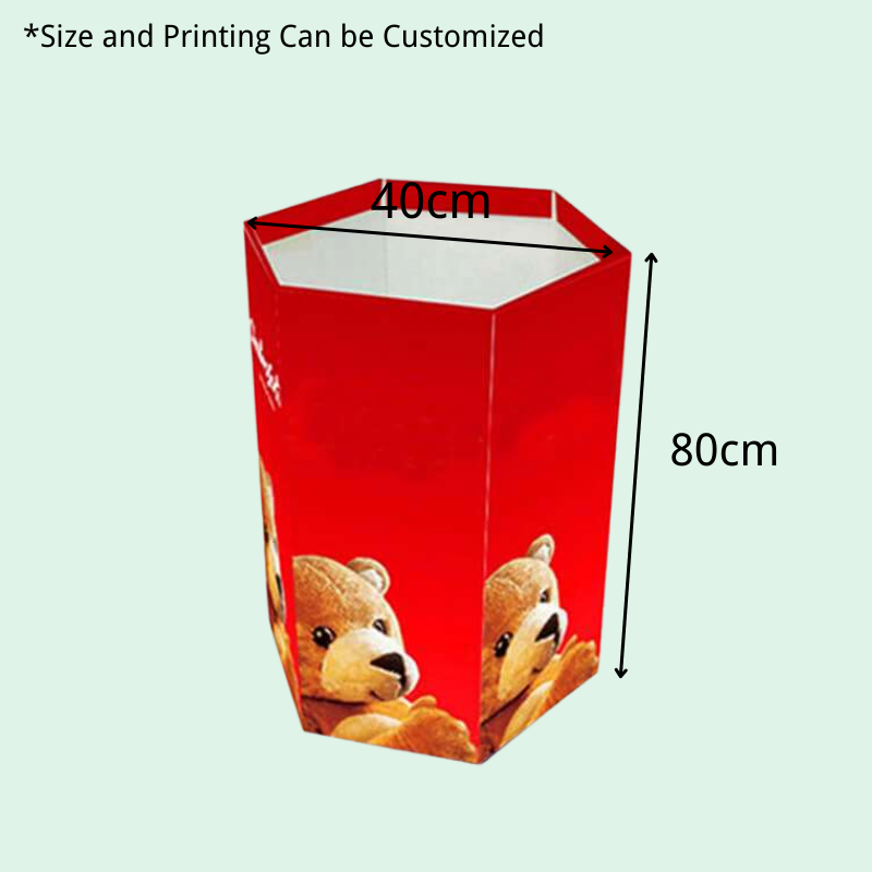 Custom Recyclable Dump Bins for Plush Teddy Bears-Holidaypac