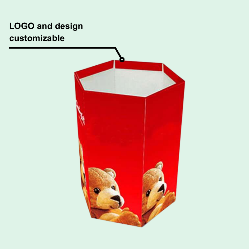 Custom Recyclable Dump Bins for Plush Teddy Bears-Holidaypac