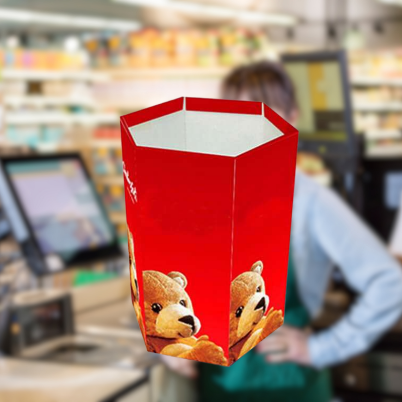 Custom Recyclable Dump Bins for Plush Teddy Bears-Holidaypac