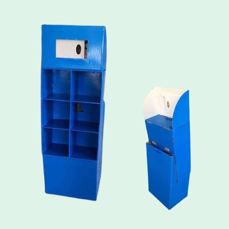 Factory Custom Corrugated Pallet Displays for Shoe with 6 Grids Dividers - Holidaypac