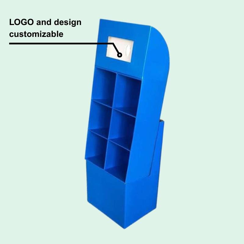 Factory Custom Corrugated Pallet Displays for Shoe with 6 Grids Dividers - Holidaypac