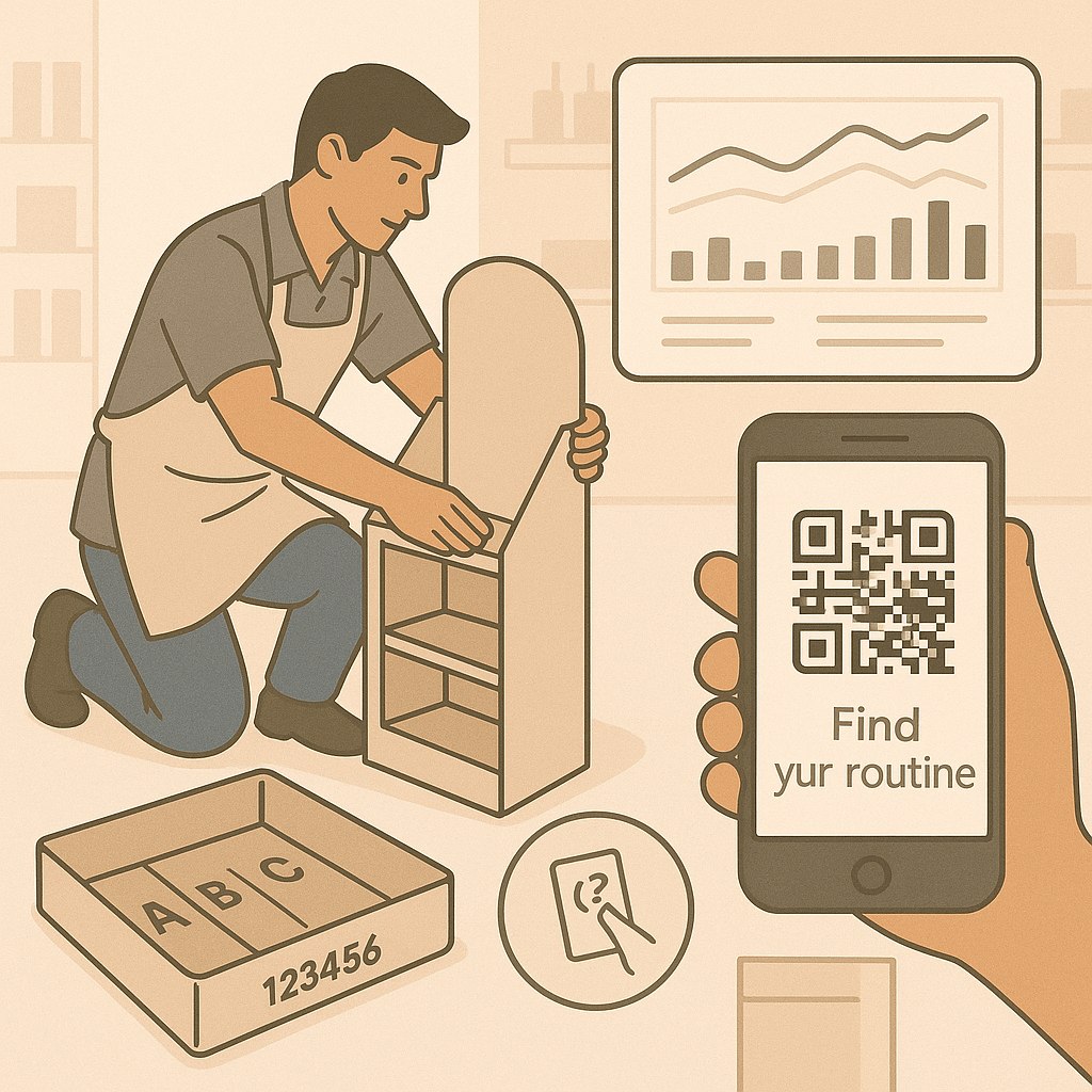 Design for easy store ops (and accurate analytics) - Holidaypac