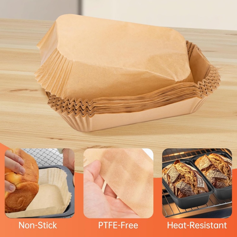 Wholesale Non-Stick Siliconised Loaf Tin Liners for Baking Bread and Cakes - Holidaypac