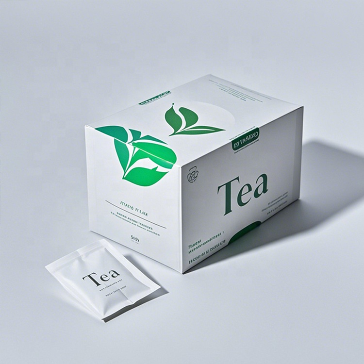 Custom Three Side Seal Flat Pouch with Easy Tear for Green Tea Packaging - Holidaypac Custom Three Side Seal Flat Pouch with Easy Tear for Green Tea Packaging - Holidaypac