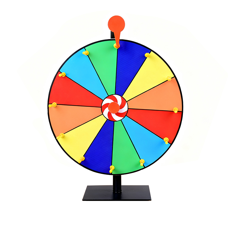 Wholesale Tabletop Prize Spinning Wheel for Events Parties and Fundraisers - Holidaypac