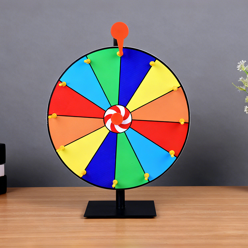 Wholesale Tabletop Prize Spinning Wheel for Events Parties and Fundraisers - Holidaypac