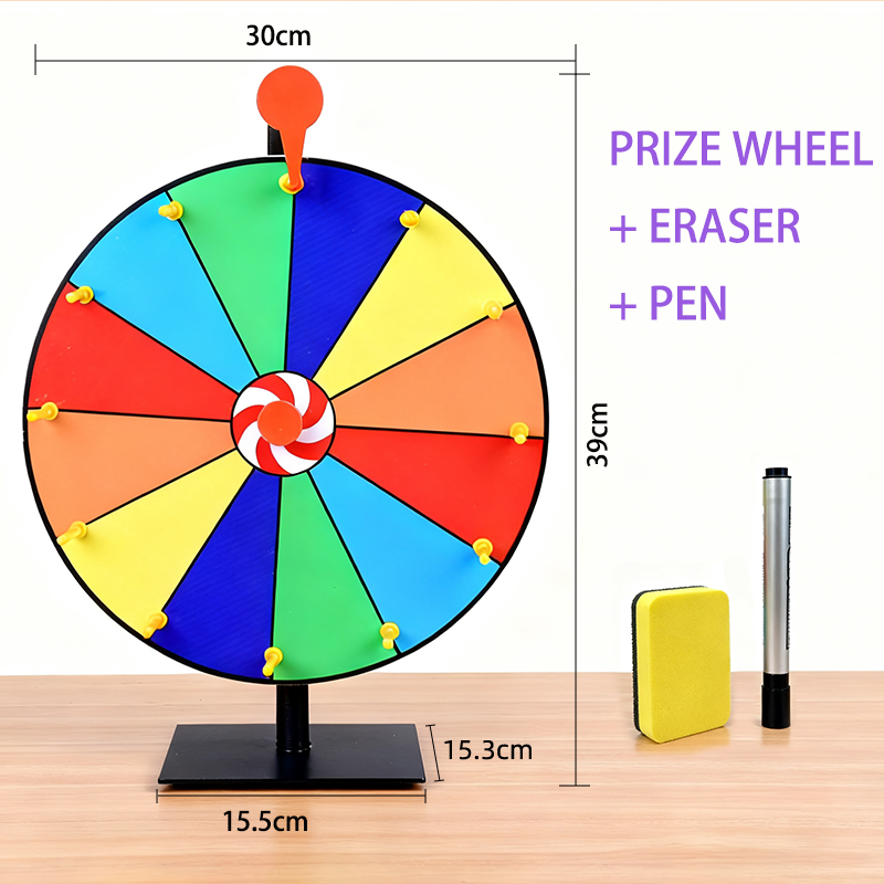 Wholesale Tabletop Prize Spinning Wheel for Events Parties and Fundraisers - Holidaypac