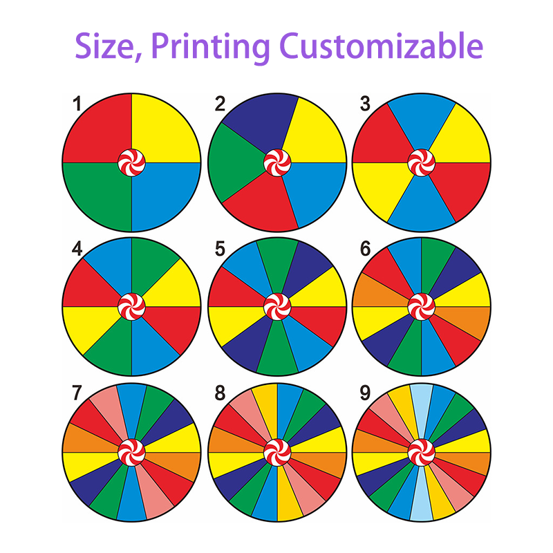 Wholesale Tabletop Prize Spinning Wheel for Events Parties and Fundraisers - Holidaypac