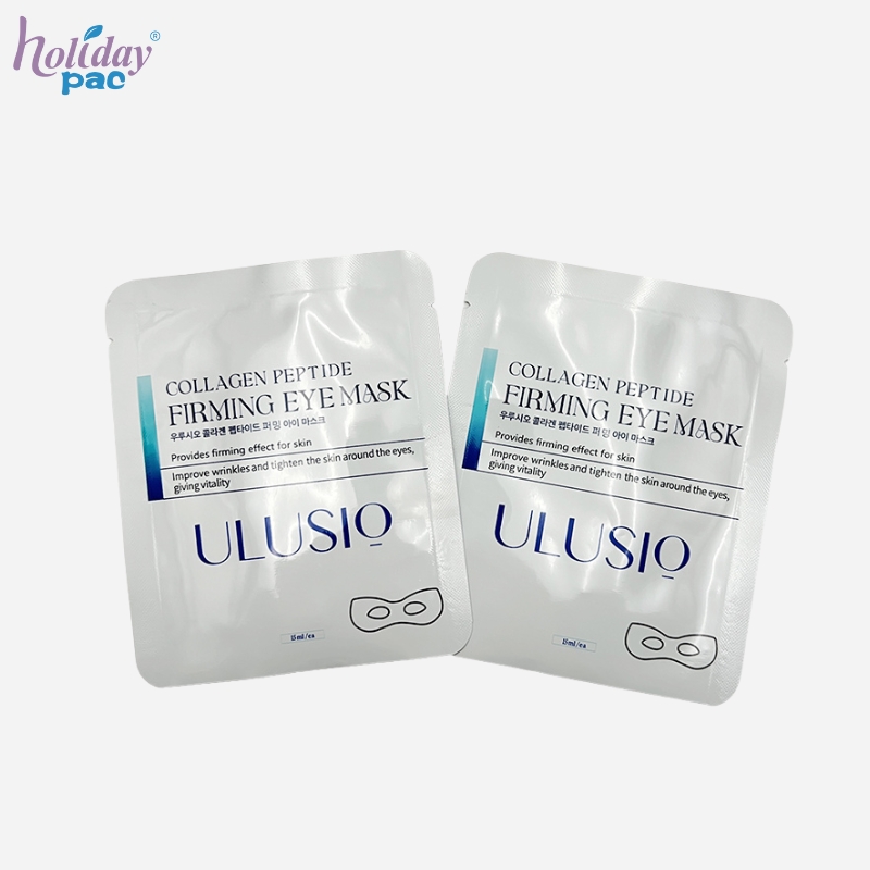 Custom Aluminum Foil Four Side Sealing Printed Pouch for Facial Mask - Holidaypac