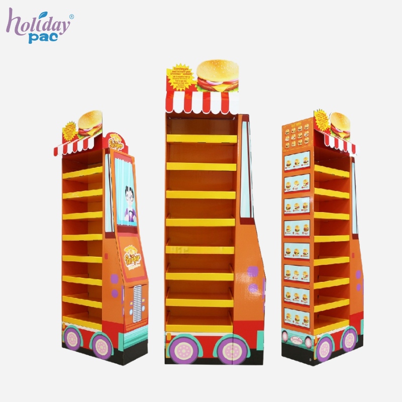 Custom Cardboard Popcorn Display Stand - Holidaypac