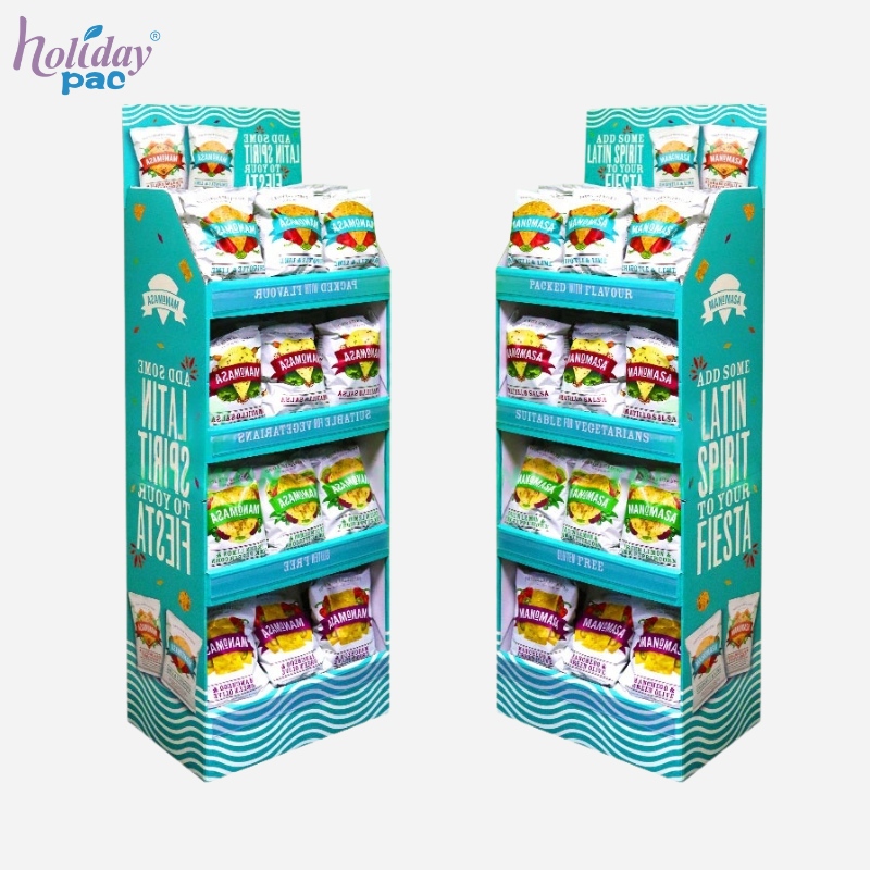 Custom Cardboard Popcorn Display Stand - Holidaypac Custom Cardboard Popcorn Display Stand - Holidaypac