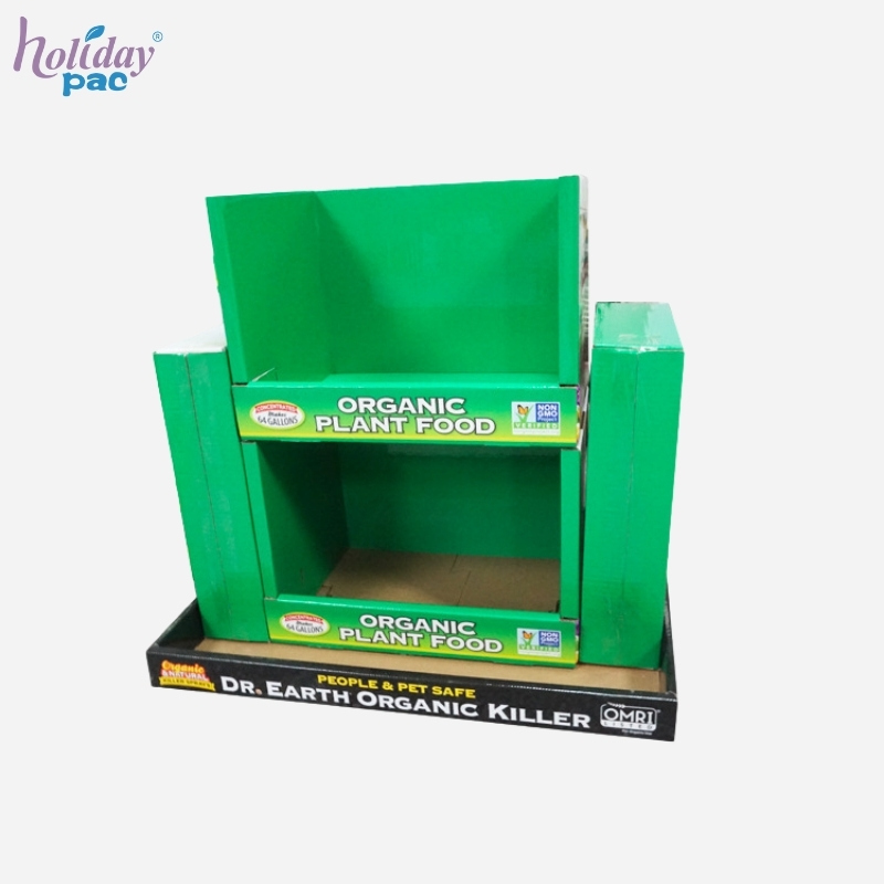 Custom Club Store Woolworths Cardboard Stackable PDQ Trays for Organic Food - Holidaypac
