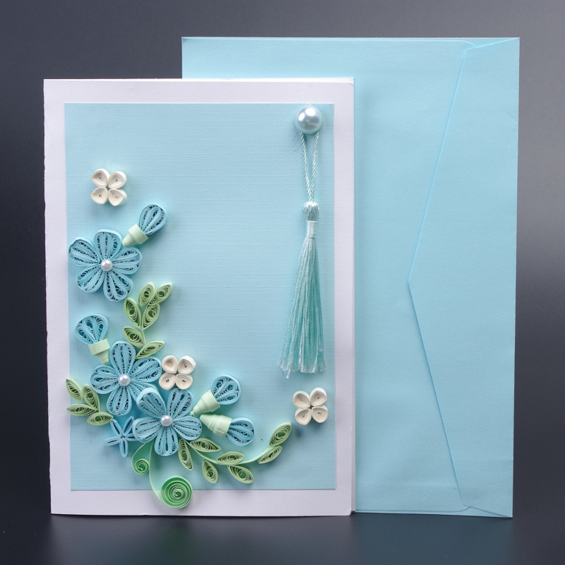 Custom Quilling Kindergarten Greeting Card for Teacher's Day - Holidaypac