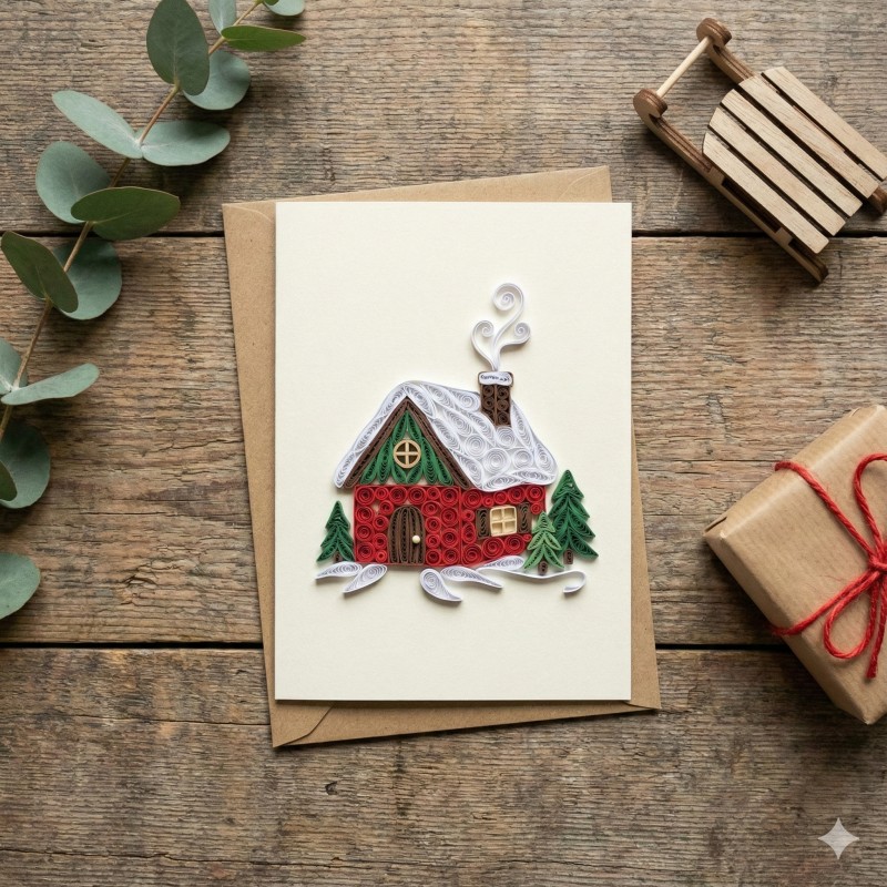 Custom Quilling Christmas Cards Wholesale: B2B Personalized Holiday Designs for Corporate Gifting - Holidaypac