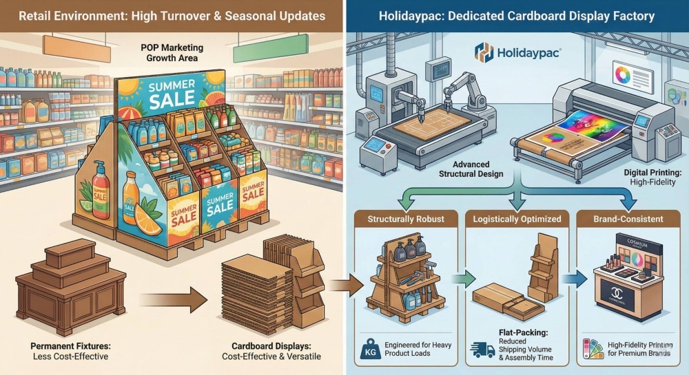 Versatility in Retail: The Role of Cardboard Displays