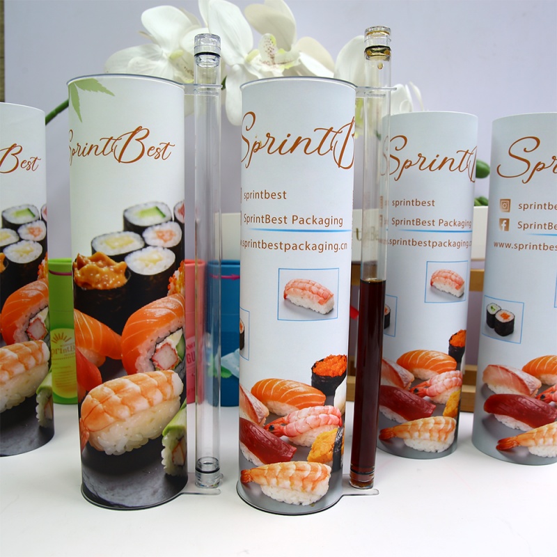 Custom Printing Biodegradable Push pop Sushi Packaging Container - Holidaypac