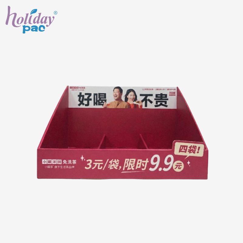 Custom Cardboard Counter Display Boxes for Tea - Holidaypac