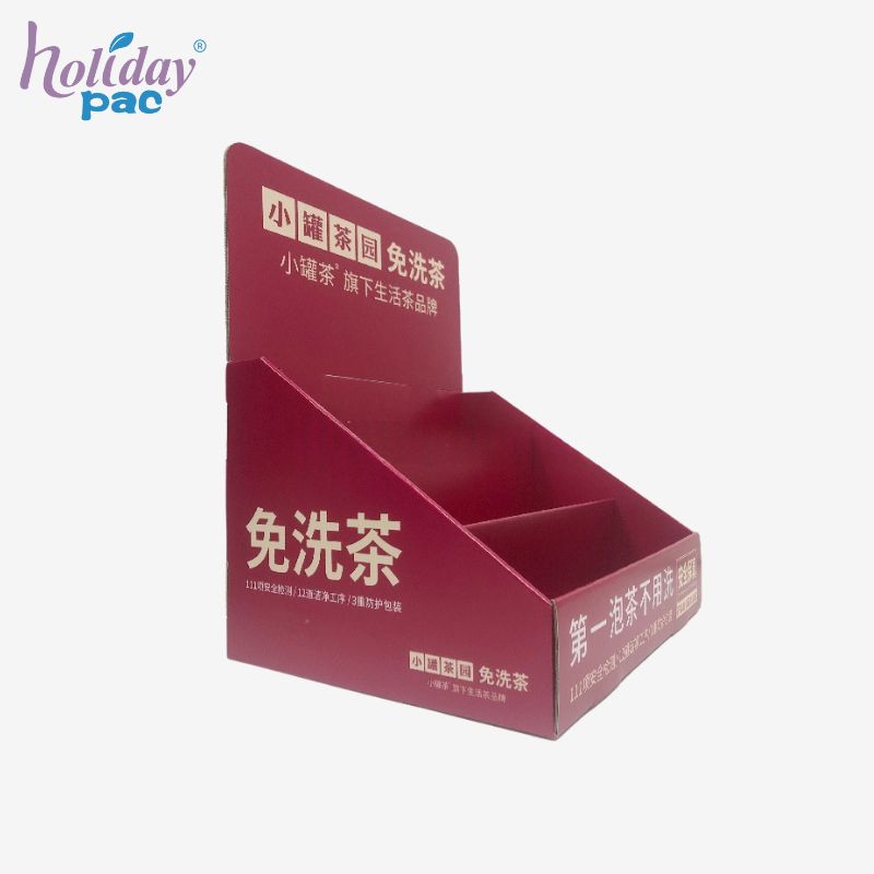 Custom Cardboard Counter Display Boxes for Tea - Holidaypac