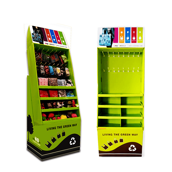 Factory Customized Cardboard Hook Display Stands