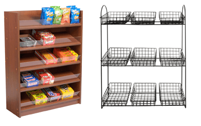 The Difference Between Retail Supermarket Display Rack And Retail Store Display Shelves