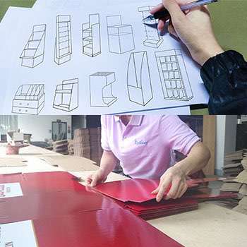 Production Process of High-Quality Cardboard Display Stand