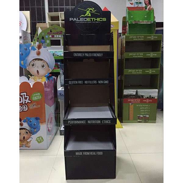 FSDU Custom Plastic Display Shelf for Wipe, Plastic frame POP Floor Display Stand for Promotion