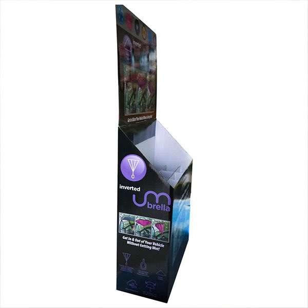 Popular High Quality | 12 pcs Cardboard umbrella Display for Office  HLD-YPZ060