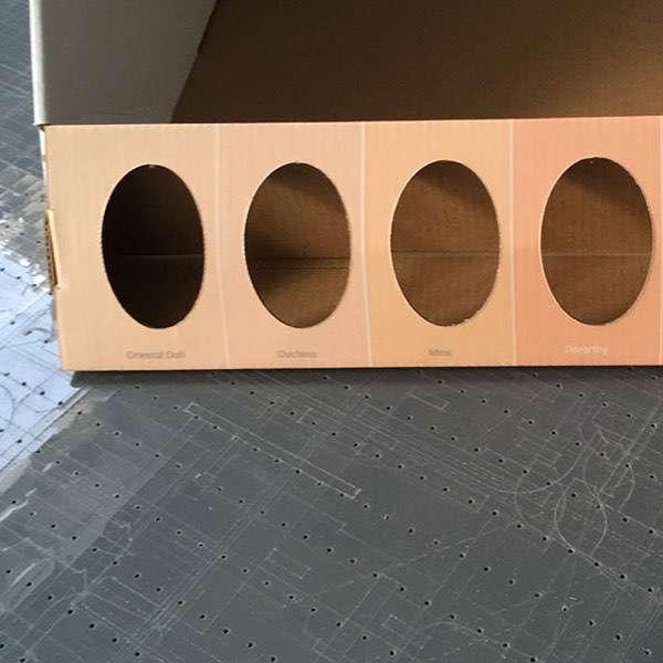 Custom Made Shelf Cardboard Compartment Displays  HLD-YPZ074