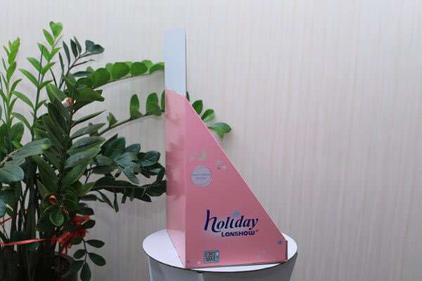 2020 Hot Cardboard Book Display Stands,Retail Template Cardboard Corrugated Paper PDQ HLD_C802