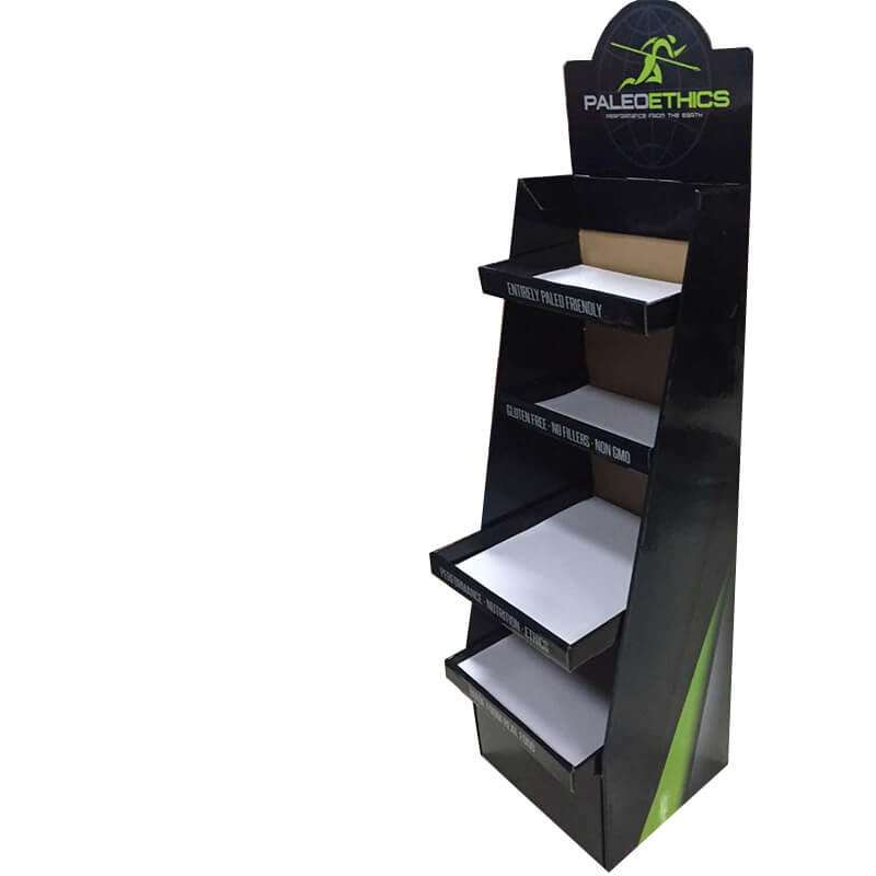 Chinese Manufacturers Customize Easy To Assemble And Disassemble Corrugated Cardboard Pop up Display Stand