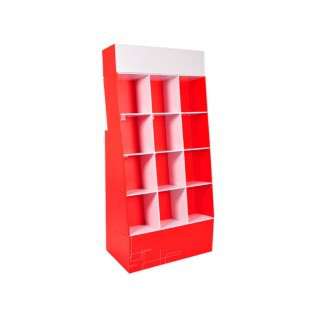 Eco Friendly Advertising Promotional Book Stores POS Cardboard Pocket Books Display Stands Rack For Magazines