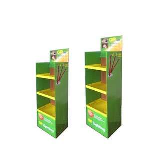 POP Cardboard Displays Stands Hollow Plastic Plate Material Display for Pet Food/Toys