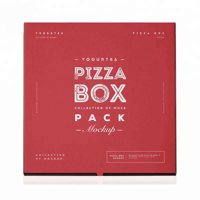 Wholesale Custom Logo Portable Reusable Corrugated Delivery Pizza Box