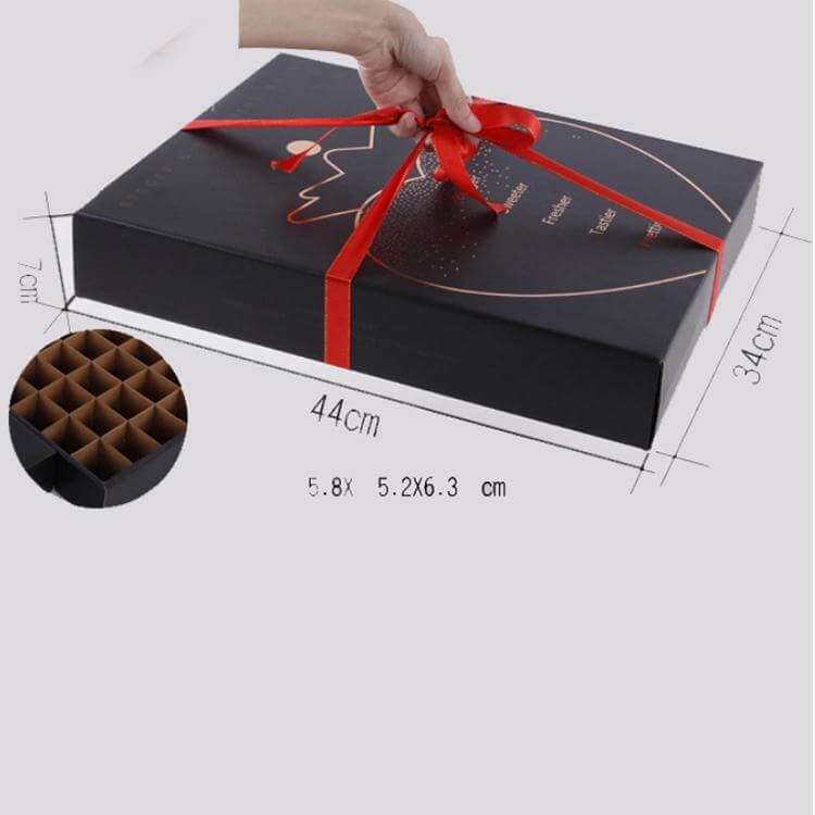 Wholesale Christmas Birthday Chocolate Pocket Gift Box Custom Food Paper Gift Packaging Box