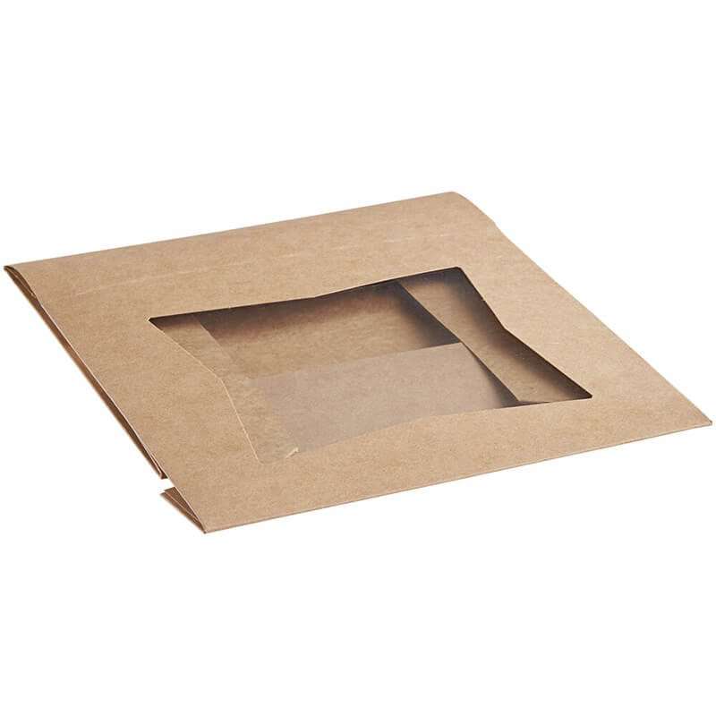 Wholesale Bakery Cookie Box Kraft Paper Package Transport With Window