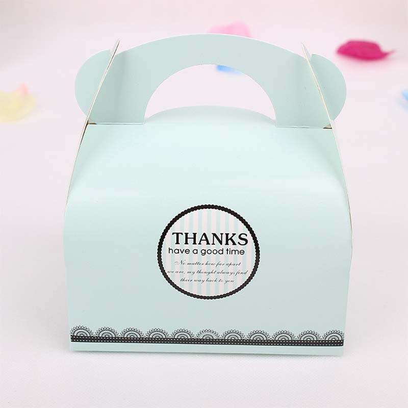 Wholesale Portable Handle Bakery Cake Boxes Mousse Cookies Pastry Packaging Boxes
