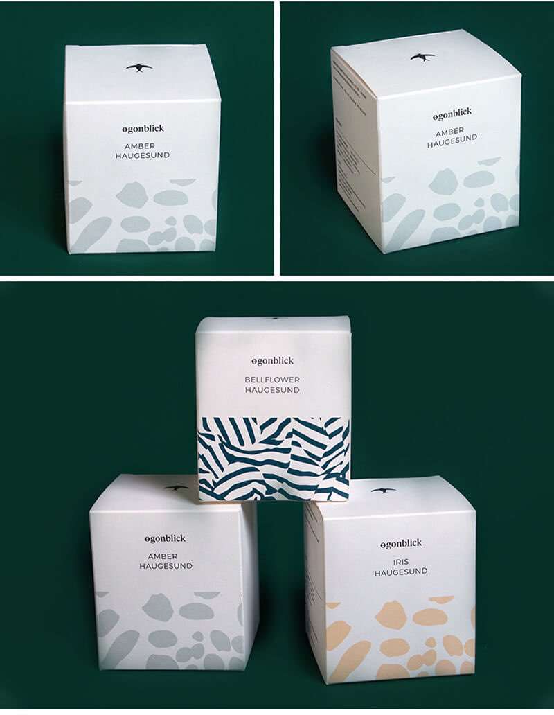 Wholesale skincare  Box Customized Cosmetic White Card Packing Box Kraft Paper Printing