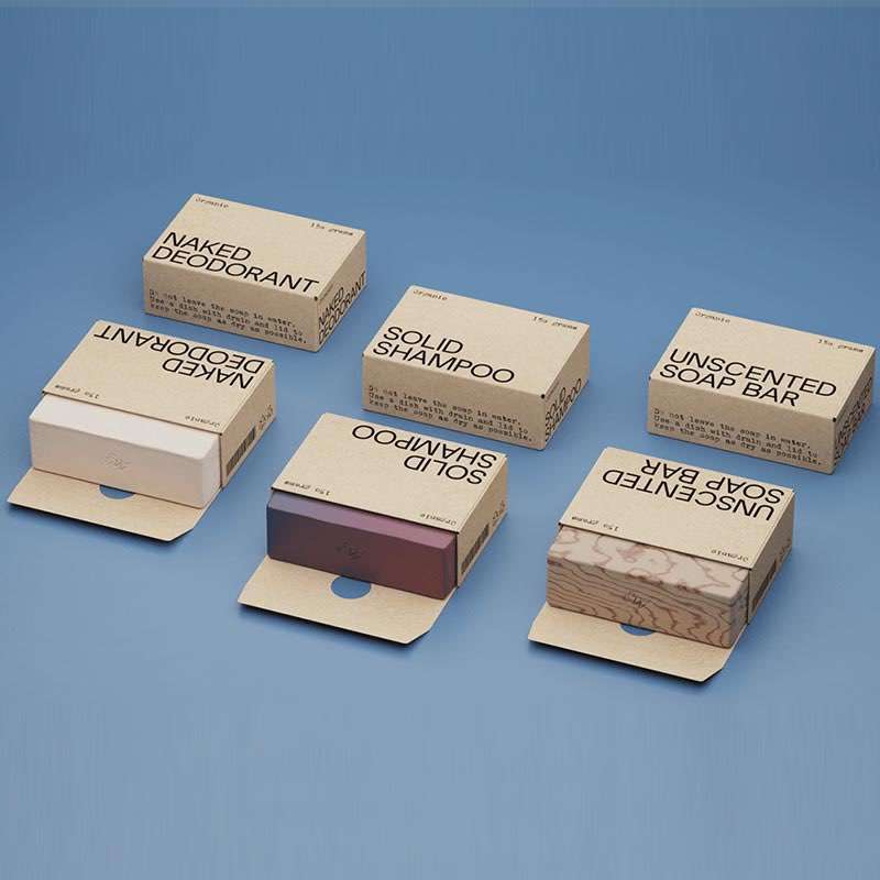 Custom Soap Packaging Boxes Bulk With Window Bar Kraft Soap Boxes