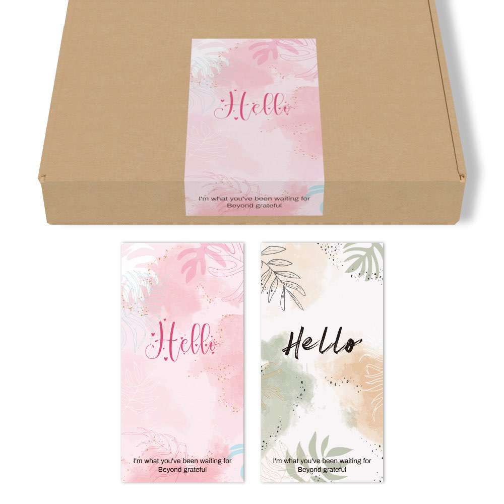 Wholesale Mailer Box With Custom Seal Sticker and Tissue Paper