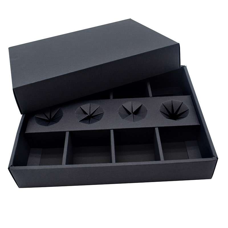 drop shipping wholesale black party favorite grazing box grazing box catering packaging platter box with dividers