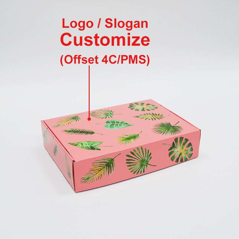 Custom logo printing cardboard shoes clothing dress shipping gift box